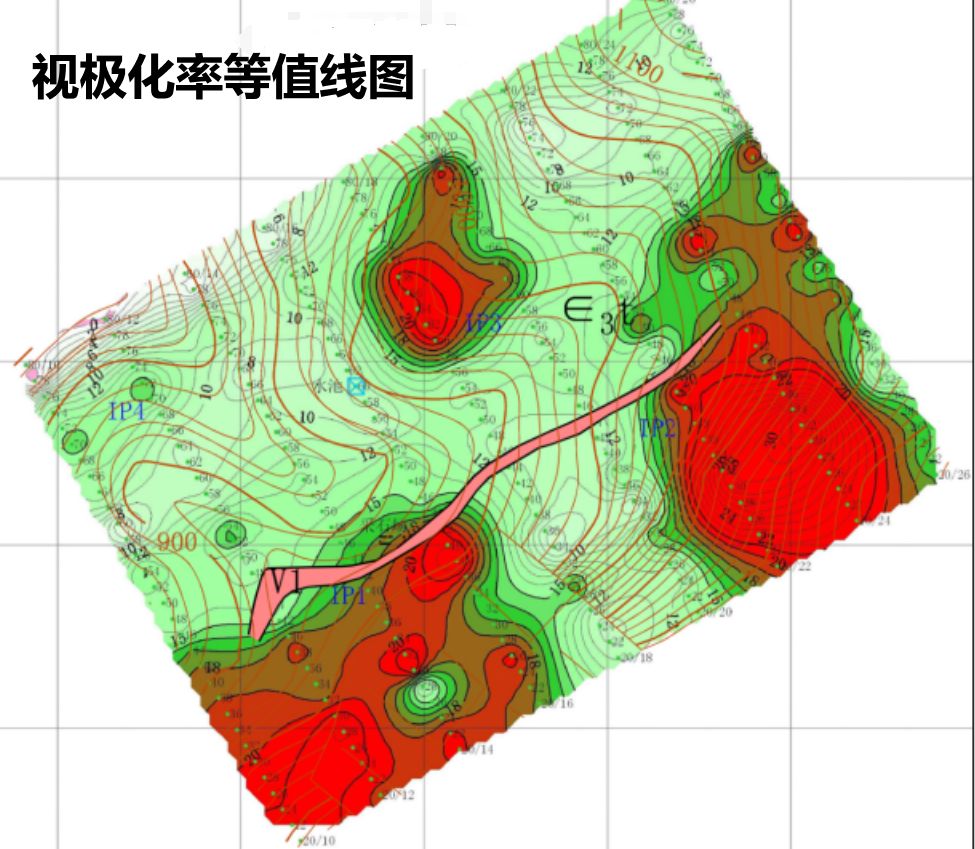 云南某金矿大功率激电探测（1/3）
