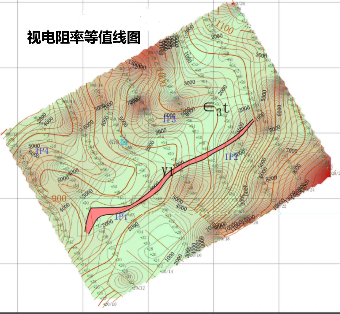 云南某金矿大功率激电探测（3/3）
